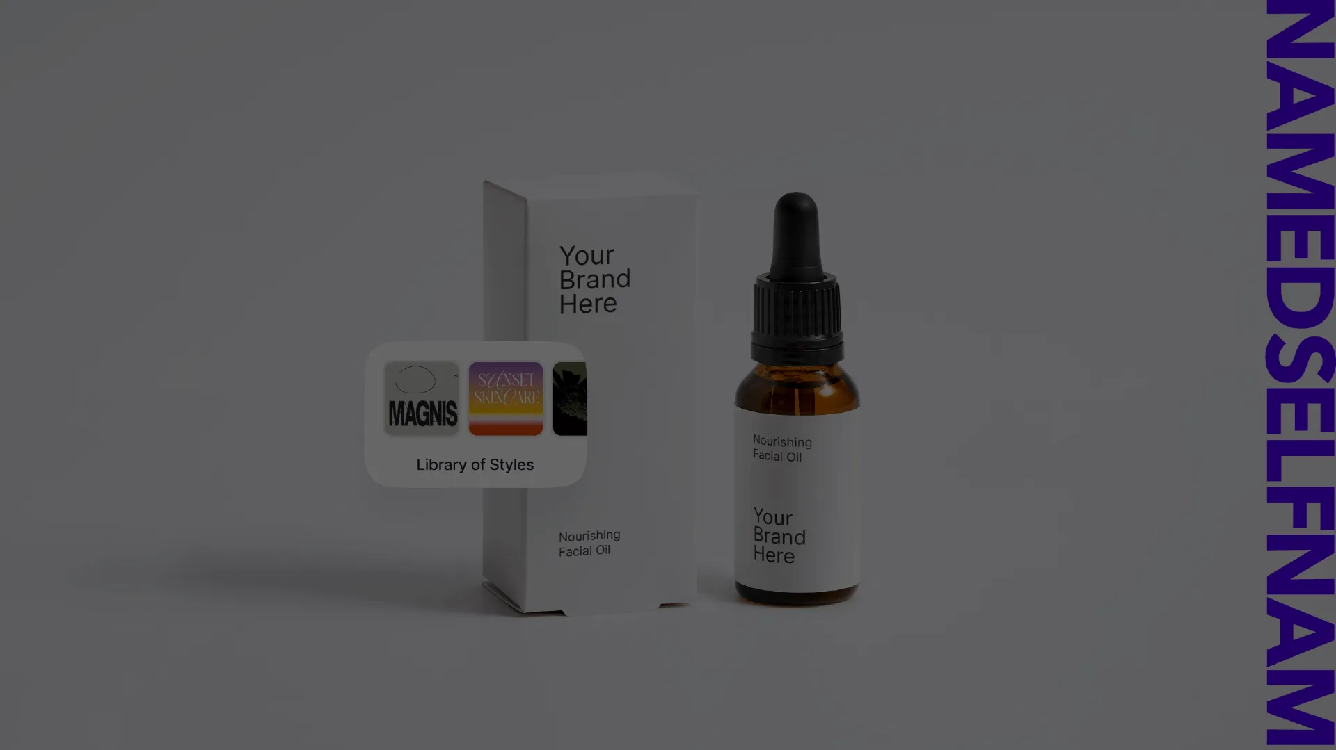 SelfNamed kosmētikas produkti ar personalizētu zīmolu