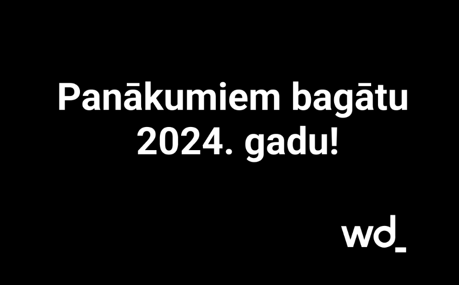Panākumiem bagātu 2024. gadu!