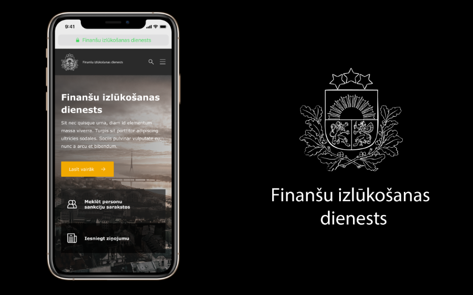 FID, Finanšu izlūkošanas dienesta mājas lapa